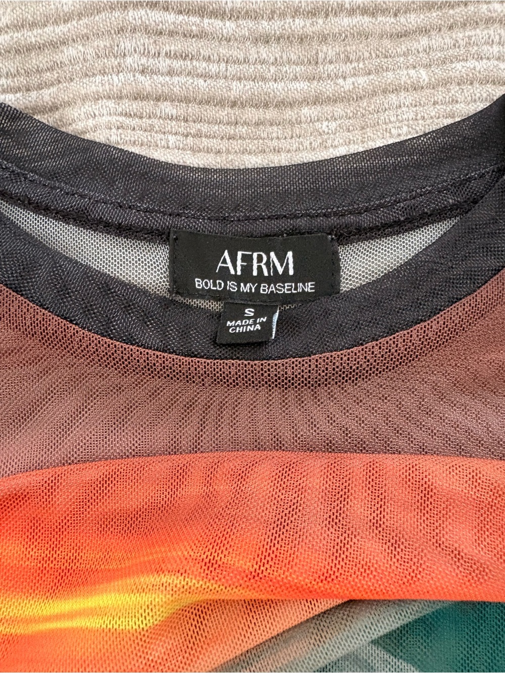 AFRM Kaylee Top in Ocean Ombre - Picture 4 of 4